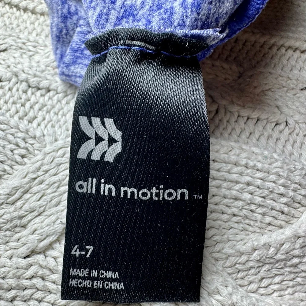 All in Motion Blue Touchscreen Gloves / Running Sports Wicking #1172